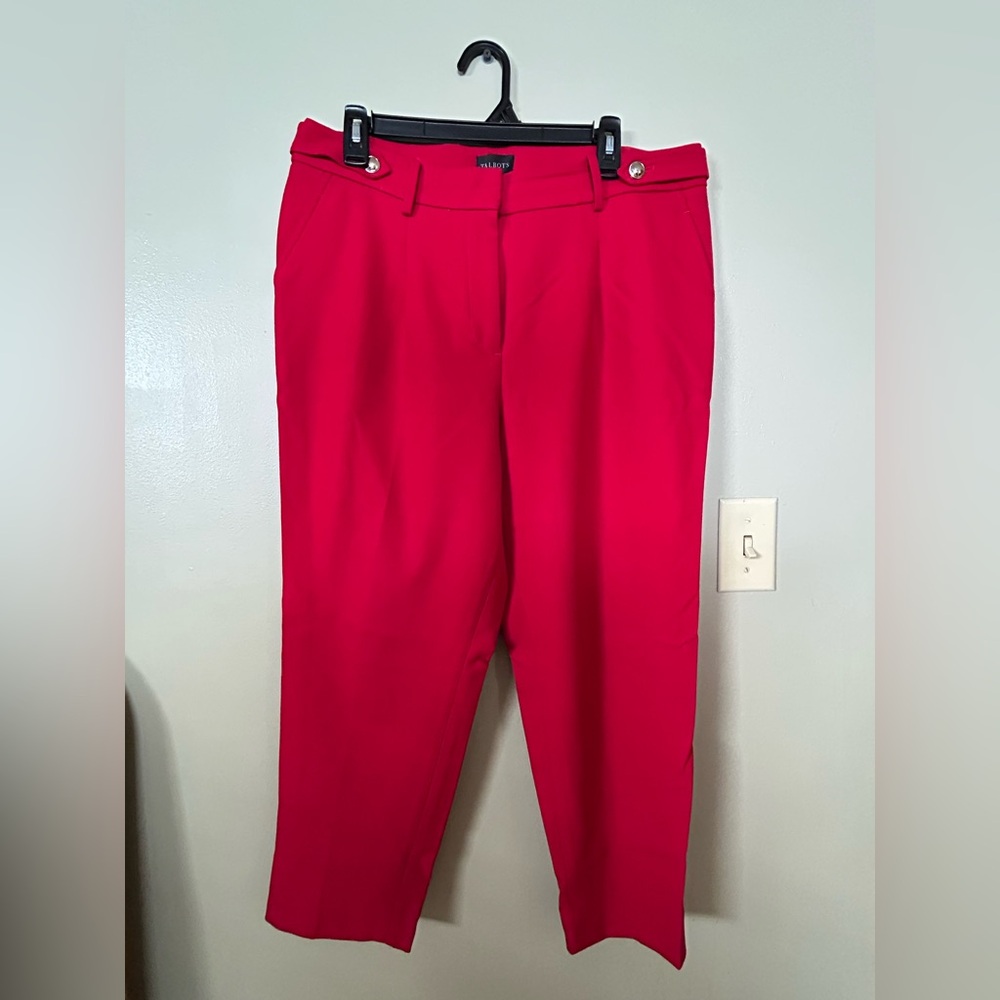 Talbots Red work pants